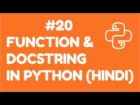 Functions And Docstring In Python Python For Absolute Beginner In Hindi20