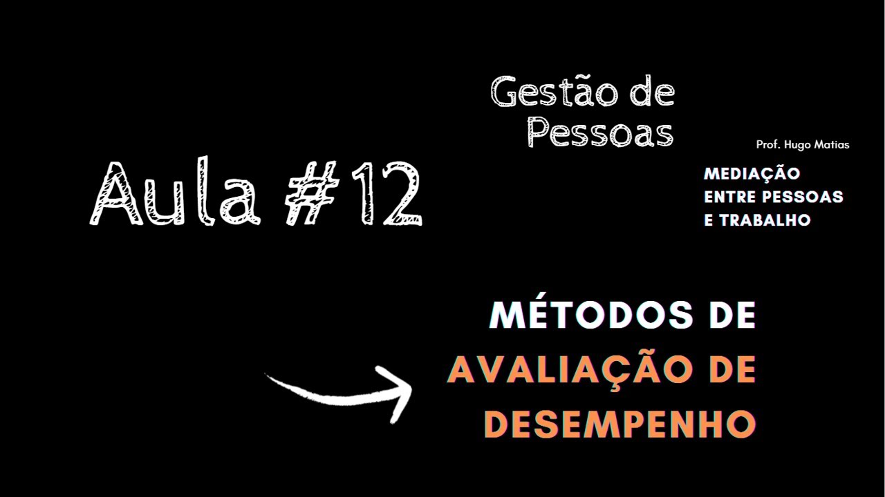 Métodos de avaliação de desempenho