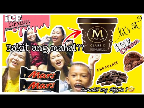 Trying MAGNUM ICE CREAM IN A TUB (Ba’t ang mahal?) + Mars Chocolate|LAUGHTRIP| Mae Mariza Dee