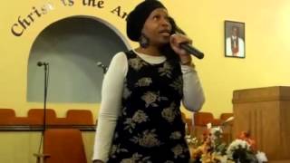 sista saundra singing acapella the light by teena marie