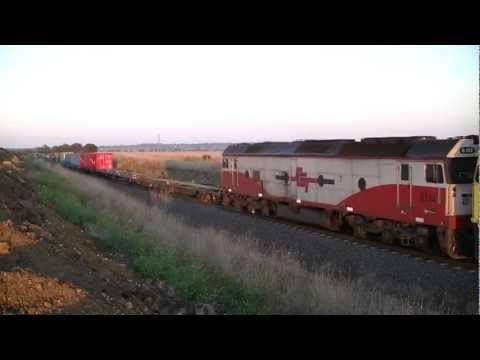 P&O Freight Train at Gheringhap - Australian Trains, Victoria