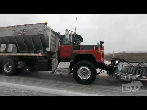 02-04-2022 Cincinnati, OH-Winter Storm wrecks- Bengals Stadium plowed- Empty City drone
