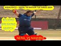 Highlights | Namibia vs Nepal | Nepal Tri-Nation T20I Series [Feb 2024] | 1st Match