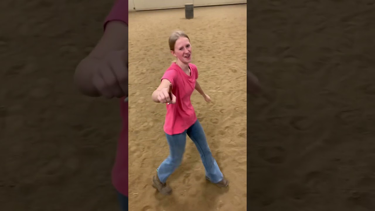 She got reared off! #countrygirl #funny #horse #western #shorts #trend