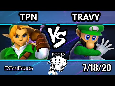 GOML 2020 SSBM - TPN (Link) Vs. Travy (Luigi) Melee Pools