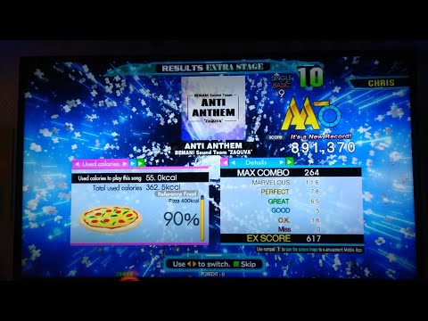 [DDR A20 PLUS] Anti Anthem [Basic 9] Blue Full Combo & New Record [Extra Exclusive]