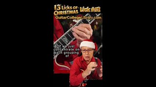 Double-time jazz line that pushes your speed, coordination, and time  13 Licks of Christmas #shorts