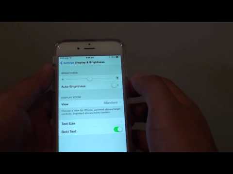 iPhone 6: How to Enable / Disable Auto Brightness