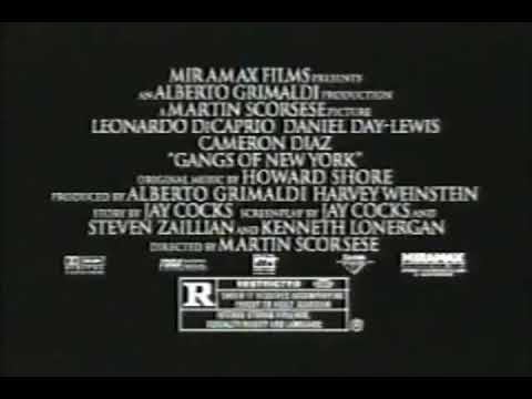 Gangs of New York Movie Trailer 2002 - TV Spot