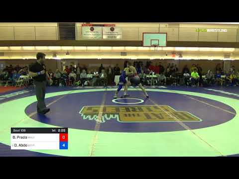 2018 Bill Farrell Memorial International/Greco Roman 72 Round Of 16 - David Prado (NMU-) Vs. Omar