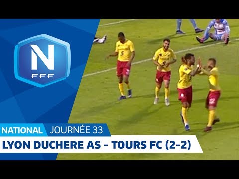 J33 : Lyon Duchere AS - Tours FC (2-2), le résumé I National FFF 2018-2019