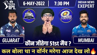 IPL 2022-GT vs MI 51st Match Prediction,ROYAL 11 Giveaway,Playing 11,Fantasy Team and Much More