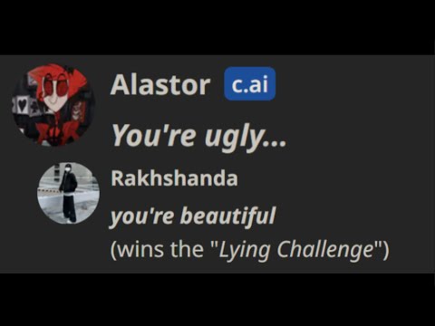 Character ai. ... but i bully Alastor (hella requested)