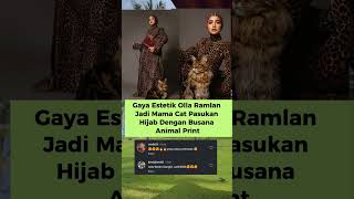 Download lagu Gaya Estetik Olla Ramlan dengan Busana Animal Print mp3