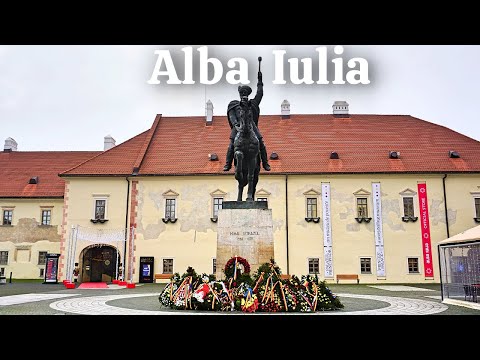 🇷🇴 Alba-Iulia, Romania Walking Tour December 2025 (4K UHD)