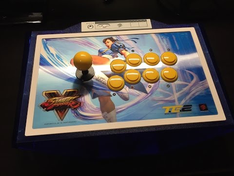Madcatz SF V Chun-Li Fight Stick TE2 PS4 Unboxing