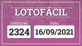 Capa de LOTOFÁCIL 2324