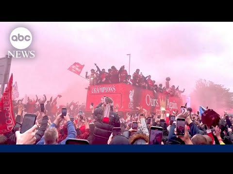 Driver plows into crowd at Liverpool victory parade: Police