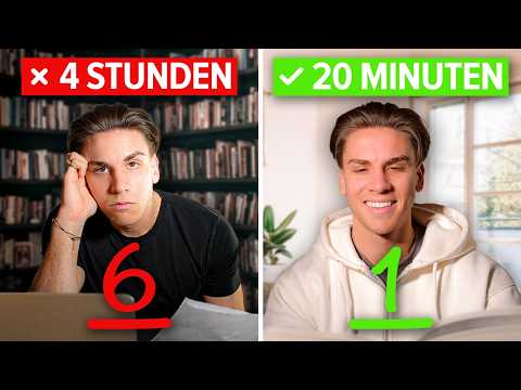 Wie du mit WENIGER lernen BESSERE Noten bekommst