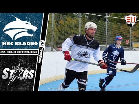 Highlights 22. kola Extraligy hokejbalu | HBC Kladno vs. HBC Svítkov Stars Pardubice | 15.4. 2023