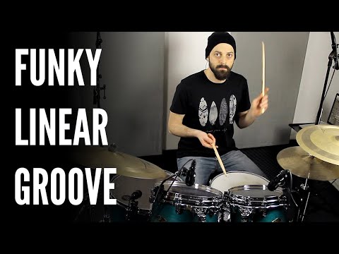 Funky Linear Groove - Drum Lesson | Markos Vassiliou