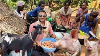 Cooking On Mountain Village Of Uganda in Africa | African Village Cooking