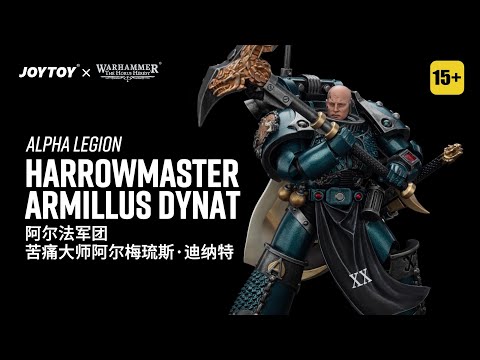 JOYTOY 1/18 WarhammerThe Horus Heresy  Alpha Legion， Harrowmaster Armillus Dynat