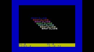 Bastilude - ZX Spectrum BASIC 10-Liner action game - 2022