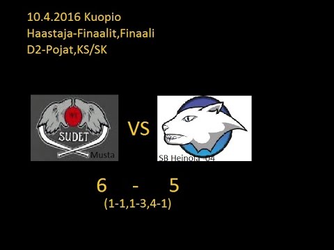 kooste 10.4.2016 Kuopio,(D2) HFIN Sudet Musta - SB Heinola-04 6-5(1-1,1-3,4-1)