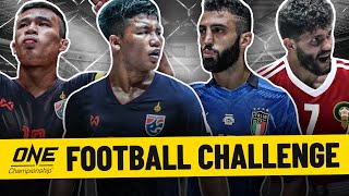 FOOTBALL JUGGLING CHALLENGE Ft. Rodtang, Petrosyan, Ennahachi & Superlek