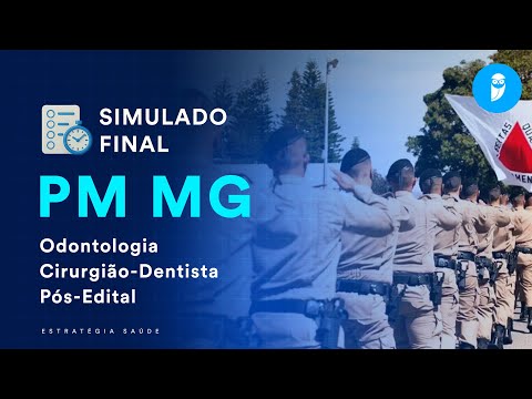Simulado Final PM MG - Odontologia - Cirurgião-Dentista - Pós-Edital - Correção