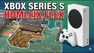 Xbox Series S HDMI Trace Fix Flex | Destroyed HDMI Port | Pulled Traces
