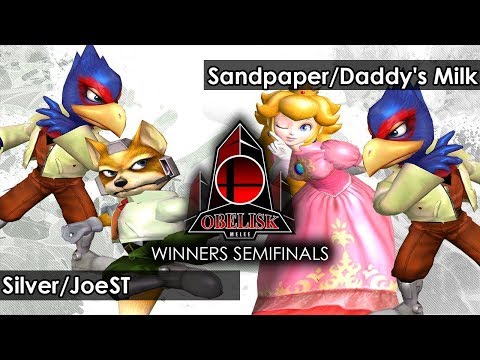 Melee: Silver/JoeST V Sandpaper/Daddy's Milk - Obelisk 68 Tournament SSBM