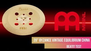 Video thumbnail for BeatIt Test: Meinl Byzance Vintage Equilibrium China 20″ by Beatit TV
