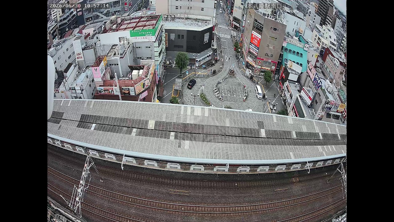 Live webcam view of Vista de la salida sur de Moto-Yawata