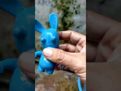 RABBIT BIRU 😴😴 #rabbit