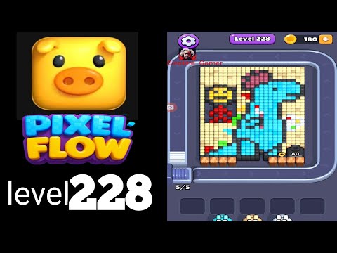 Pixel Flow Level 228 Walkthrough