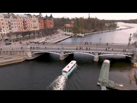 OCEANBUS and the road on the Baltic sea, 16th of November 2025, in 4K