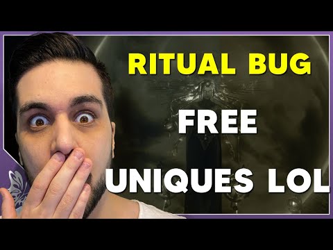 [BEEN HOTFIXED] Ritual Bug = See Uniques Before Revealing! | Path of Exile