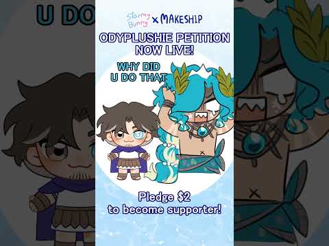🌊StarmyBunny X Makeship | #theodyssey #epicthemusical #odysseus #makeship #plushie