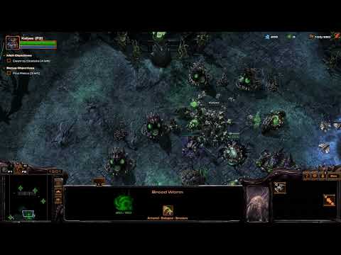 Playing Starcraft 2: Brood's Wrath Mission3