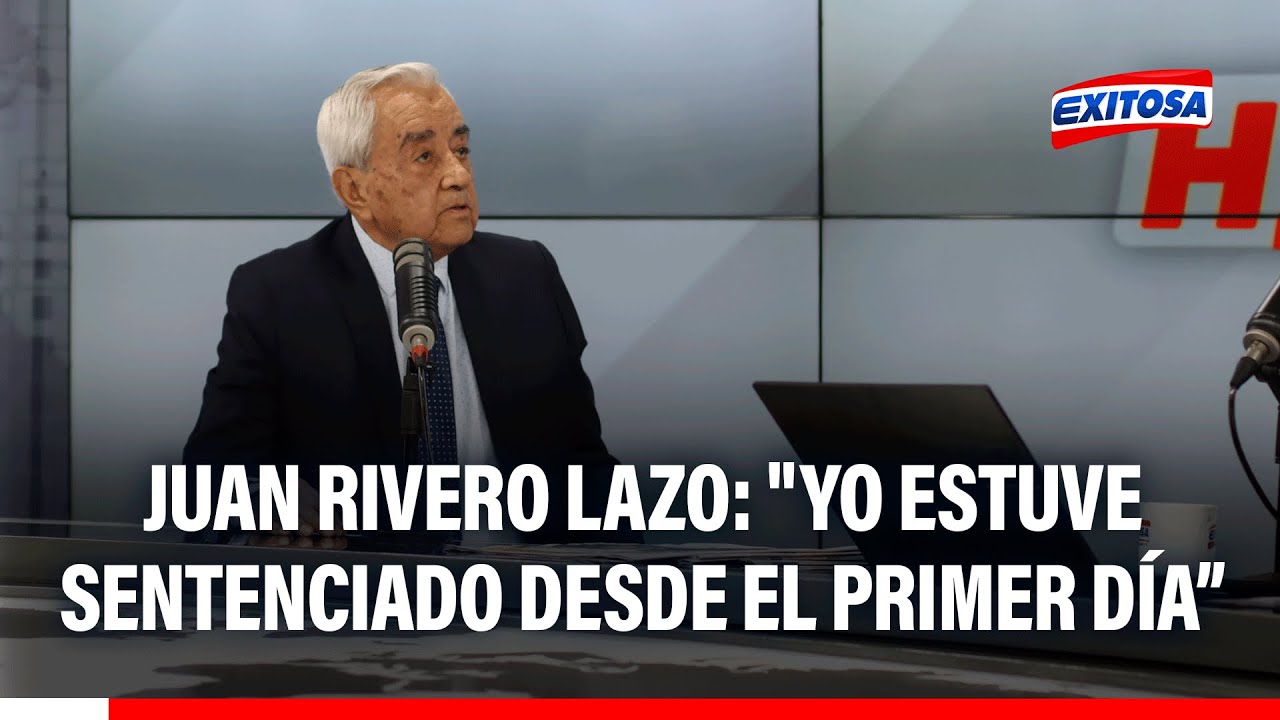 🔴🔵 Juan Rivero Lazo: "Yo estuve sentenciado desde el primer día, cada que pedía algo me lo negaban"