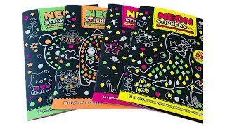 Розмальовка Апельсин з наліпками NEON STICKERS Book РМ-69