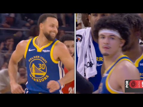 Steph Curry was impressed after Gui Santos gave him this pass🔥