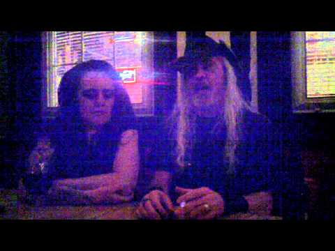 Interview at Coffee Pot -- singer/songwriter Kara Clark and her husband, Danzig's Eerie Von, 5.9.12