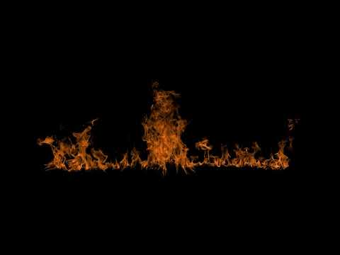 Fire and Flame Overlay 16 - Royalty Free Green Screen Footage