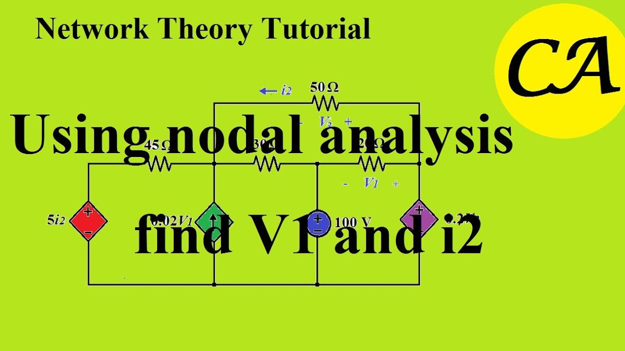 Tutorial on Network Theory using nodal analysis