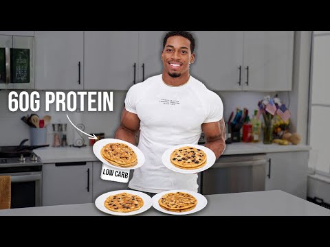 Easy 5 Ingredient High Protein Pancakes!