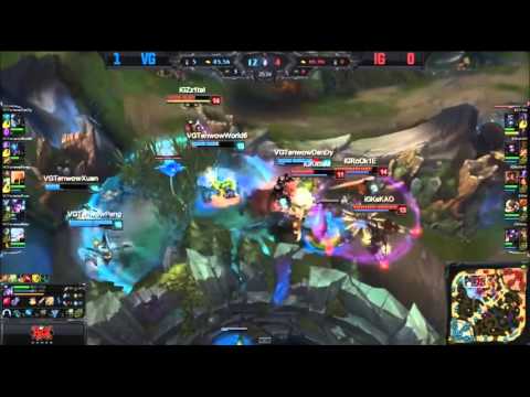 2015 롤 챔스 / 롤 하이라이트 / 롤 명장면 / LPL [ IG VS VG ] game2