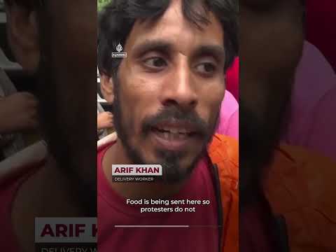 Anonymous food donations reach Indian student protesters